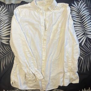 White GAP Flannel